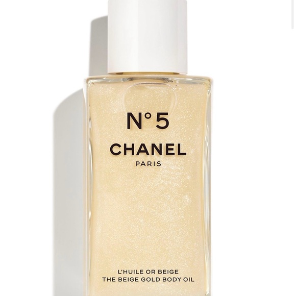 CHANEL N°5 Beige Gold Shimmering Body Oil - Picture 1 of 5